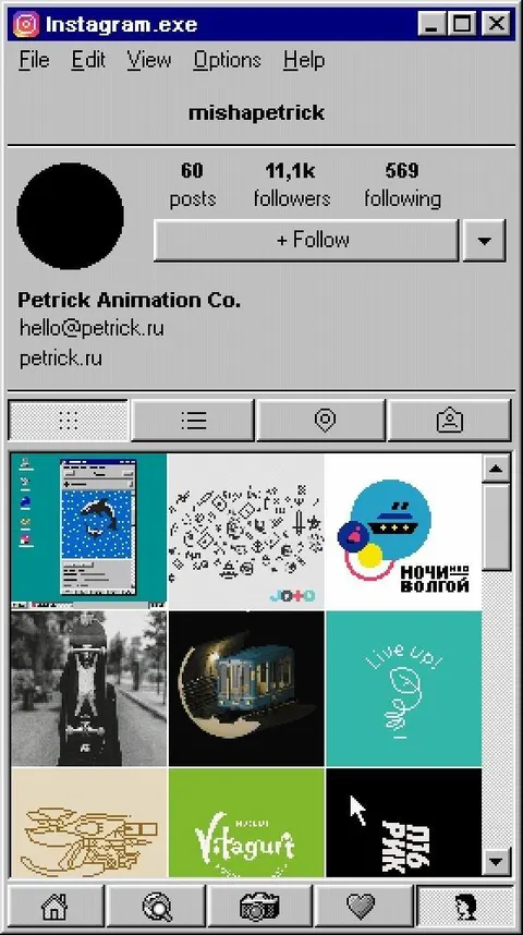 old web aesthetic