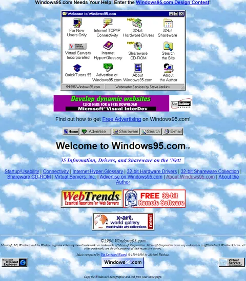 old web aesthetic