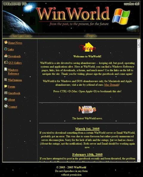 old web aesthetic
