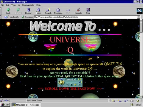 old web aesthetic